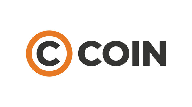 Coin Logo Design Cryptocurrency Digital Currency.