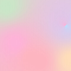 Soft pastel mesh gradient with pink purple yellow and mint green hues for aesthetic trendy design and dreamlike abstract background © Arina