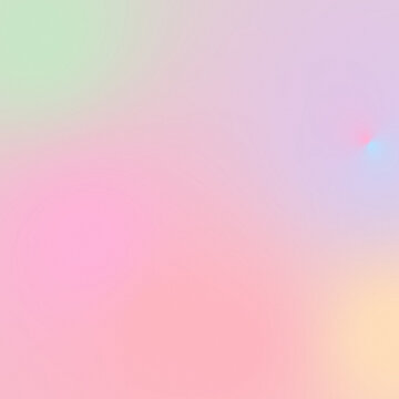 Soft pastel mesh gradient with pink purple yellow and mint green hues for aesthetic trendy design and dreamlike abstract background