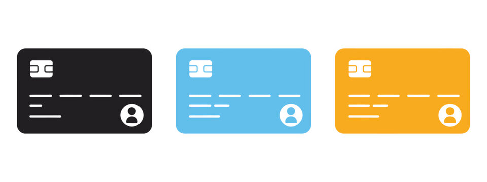 Credit Card, sleek financial card vector illustration showing multiple debit and payment card styles, suitable for banking services, ecommerce, and money management projects.