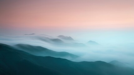 Obraz premium Contrasting environments meet at a soft gradient horizon, evoking a sense of disputed territory.