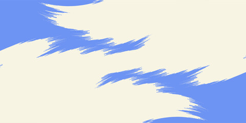 Dynamic blue bold brush stroke banner background. Paint splatter texture with bold smear and wavy brush strokes. Spray street art graffiti template. Distress damaged edge vintage template. © Ridwan