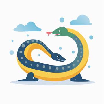 Two-headed Serpent Illustration