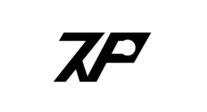 Bold stylized lettermark monogram with modern typography