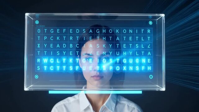 Brainwave-controlled Word Spelling Interface Visualization