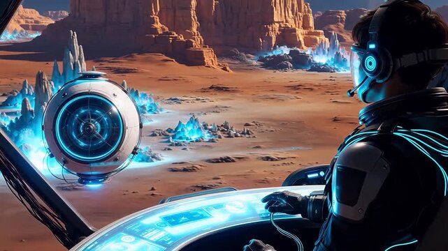 Mind-Controlled Space Probe: Astronaut Directs Planetary Surface Operations