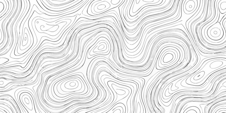 abstract contour lines pattern black and white sketch