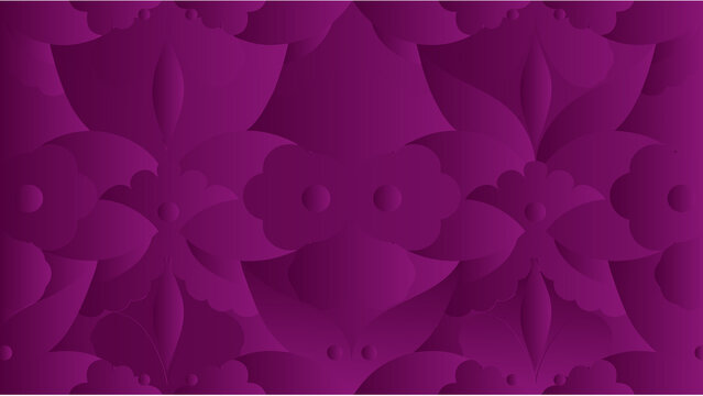 Abstract Geometric Triangle Pattern Background in Gradient Purple Shades