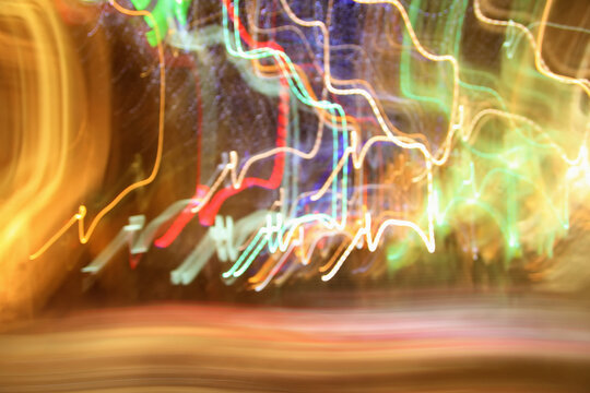 Colorful abstract lights background