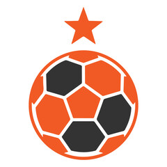 Creative Soccer Ball Logo Vector, Modern Football Icon Design for Sport Brand. Soccer Stadium Vector, Dynamic Soccer Player Kick Silhouette Vector, Sports Logo Design, Modern Football Logo Design Vect © classic shape