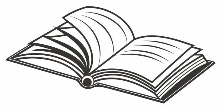 Open book with pages blowing page turning information transfer knowledge sharing knowledge information literature learning education imagination creativity illustration abstract movement