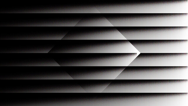 Abstract black and white metallic line pattern background vector design with square monochrome shape. Modern background and wallpaper with grain texture