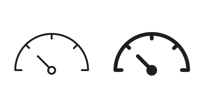 Speedometer icon for ui app design and web designs