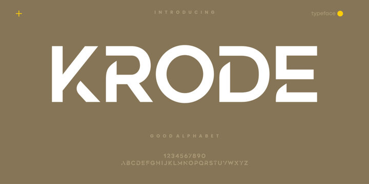 Luxury Modern Font with Futuristic Style for Premium Branding Design