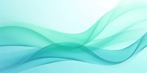 Fototapeta premium Futuristic abstract blue wave background featuring smooth digital lines and a flowing gradient motion pattern for a modern artistic wallpaper design