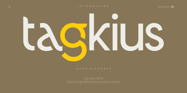 Minimal Geometric Font for Creative Modern Branding and Logo Design