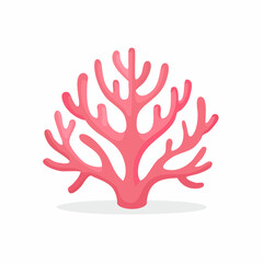 Fototapeta premium Pink Coral Illustration