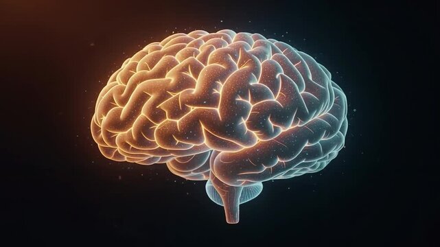 Detailed brain models showcasing different perspectives and lighting.