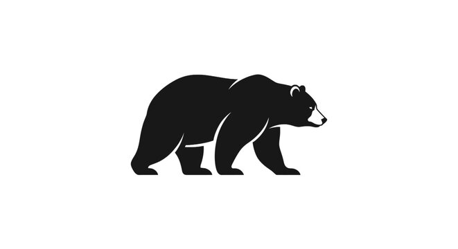 Black bear walking on ground.