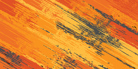 Sublimation jersey design vector brush modern grunge camouflage background paint splash splashes bold stripes brush orange stripes abstract. eps 10 © Samsul
