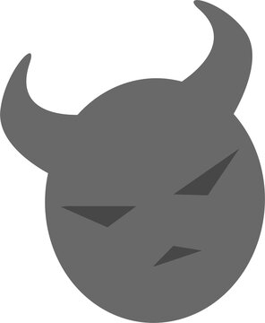 vector image of a devil