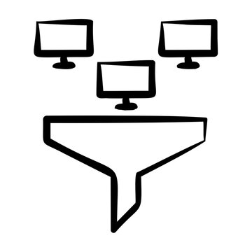 Mac Filtering Icon - Handdrawn