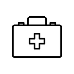 Fototapeta premium first aid box icon