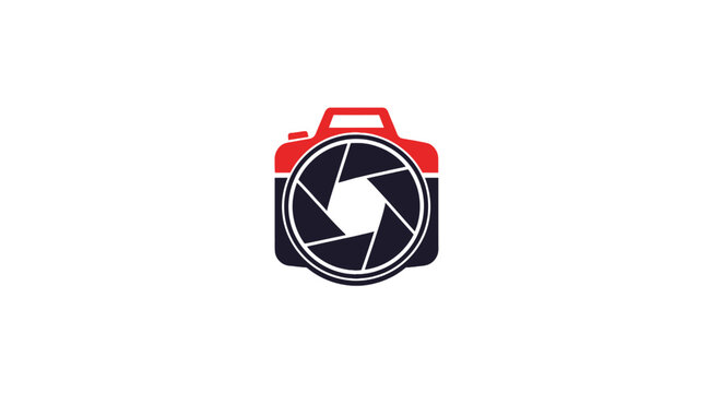 Camera Icon Graphic Design Element.