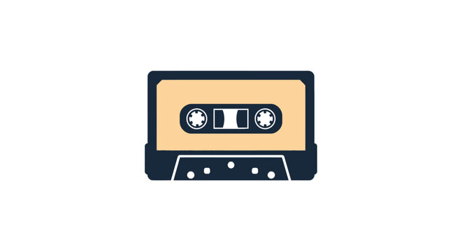 Cassette tape music audio device.