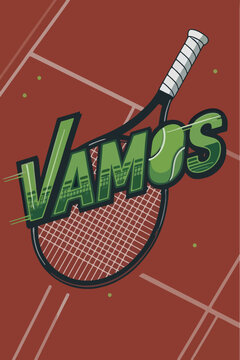 vamos tennis red