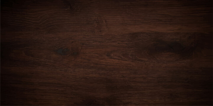 A close-up, high-angle view of a dark, rich wooden surface with visible grain and texture. for web, ui, branding, design, art, Interior, background