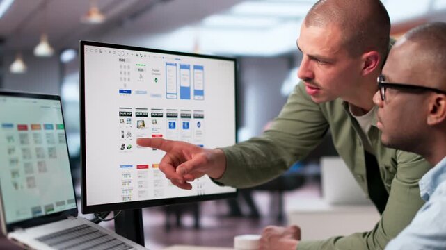 UX Designers Collaborating Closely To Improve User Interface