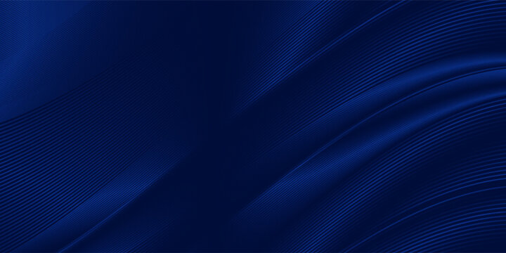 Premium background design with diagonal dark blue lines pattern. Vector horizontal template for digital luxury business banner