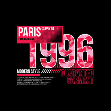paris 1996 famous brand simple vintage