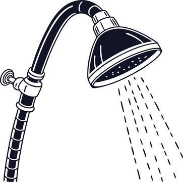 vector illustration of a faucet