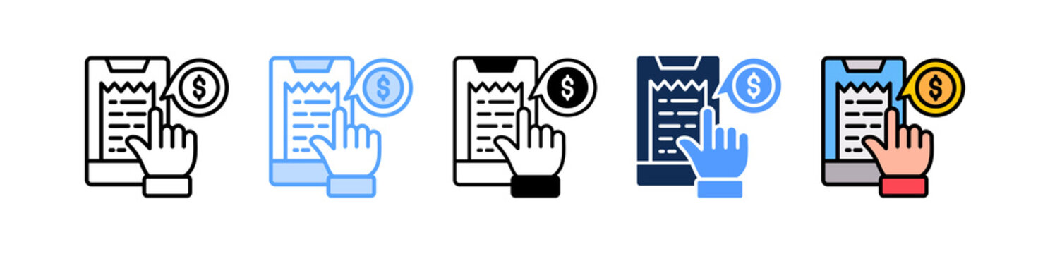 Premium Payment Icon Multiple Style