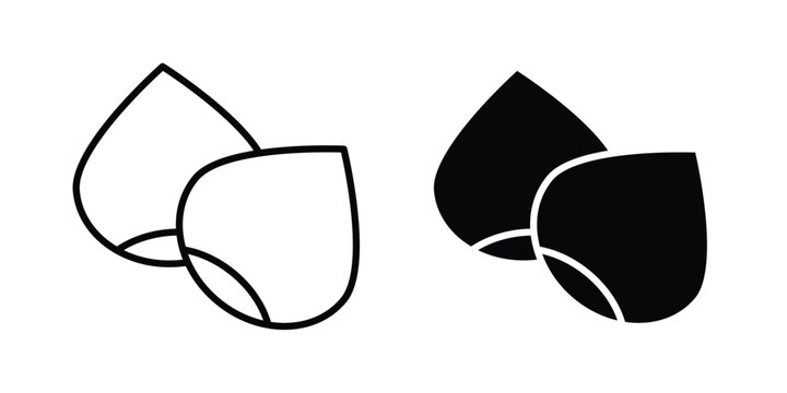 Chestnut icon for graphic and web