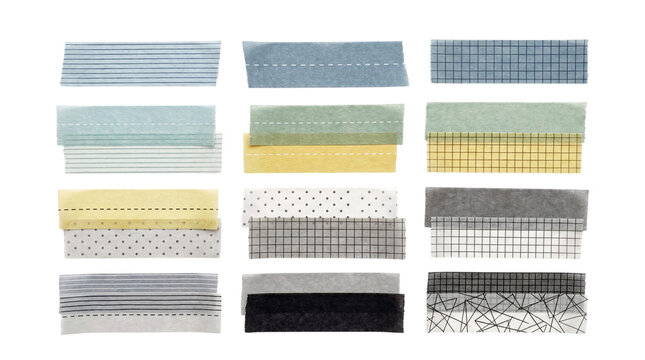 set of paper tape sets 