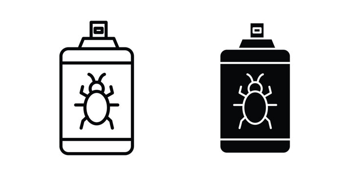 Insecticide icon for graphic and web
