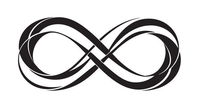 Fluid loop ribbons infinity wave