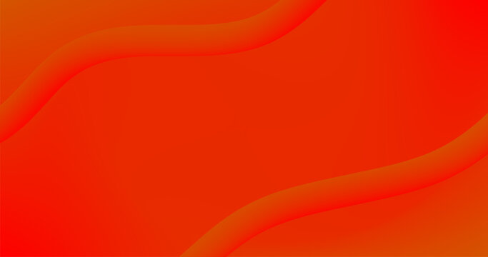 Orange Red Background in Gradient Negative Space style with Curve Path