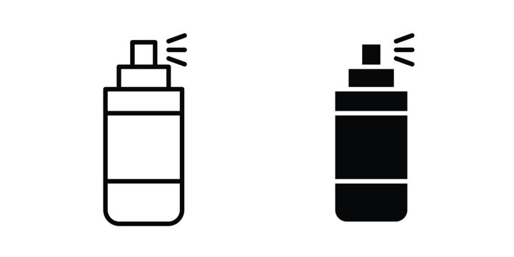 Spray icon for graphic and web