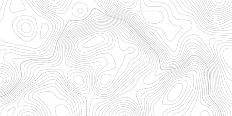 Topographic line contour map background, geographic grid map.topography line map. Vintage outdoors style. Vector illustration art. © MDSOHEL