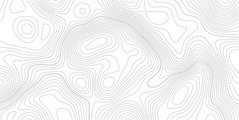 Topographic line contour map background, geographic grid map.topography line map. Vintage outdoors style. Vector illustration art. © MDSOHEL