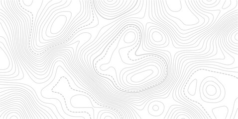 Topographic line contour map background, geographic grid map.topography line map. Vintage outdoors style. Vector illustration art. © MDSOHEL
