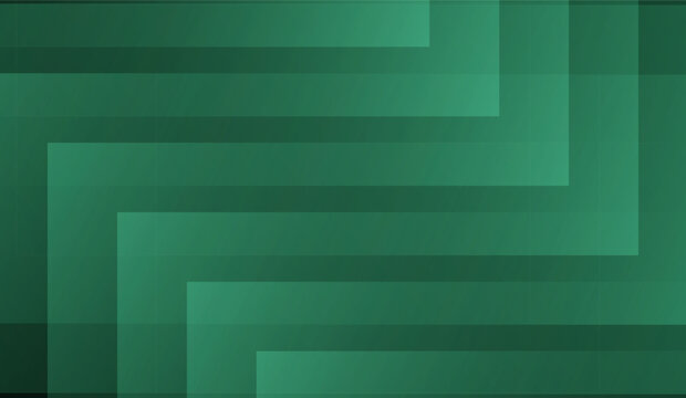 Dynamic abstract background featuring intricate geometric layers in varying shades of green, creating a contemporary visual pattern ideal for digital art and design projects