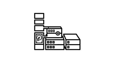 Stack of money cash boxes. © Baskara