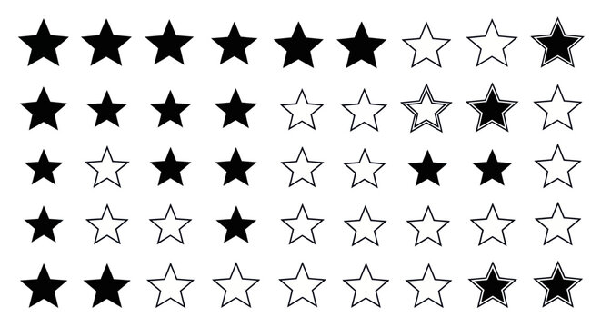 Rating stars: evaluation, feedback, quality assessment, performance, rating scale