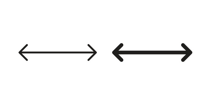 Two side icon concept design set. Icon Element For Design