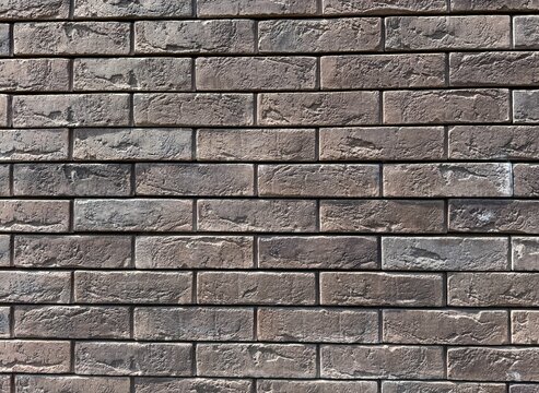 textured background of colored bricks